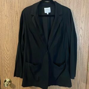 Long Black Torrid Blazer, size 1